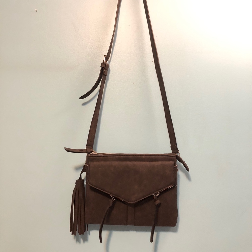 SOLD Grey Crossbody Purse from Francesca’s